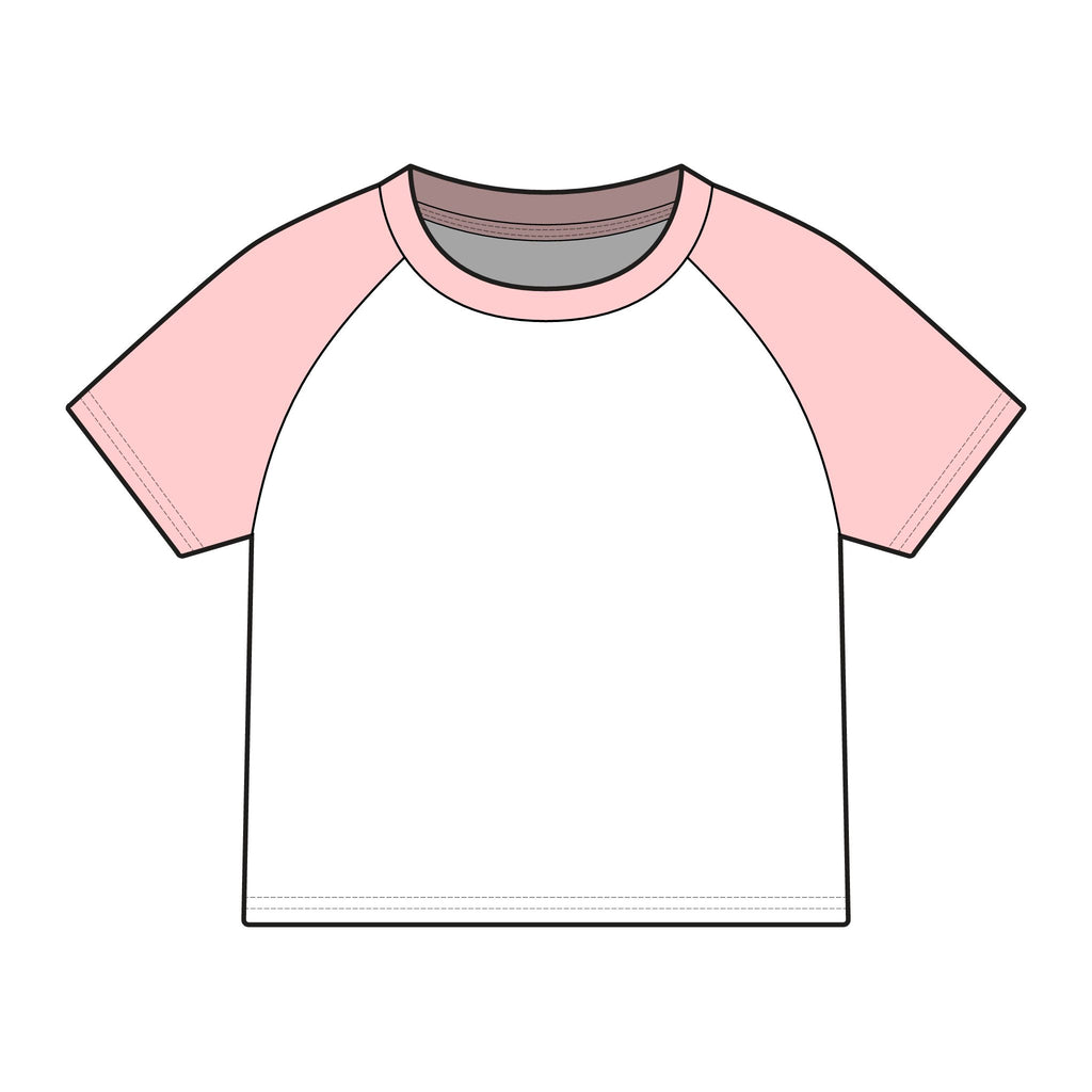 Distorted cowboy Women's Micro Rib Raglan Baby Tee