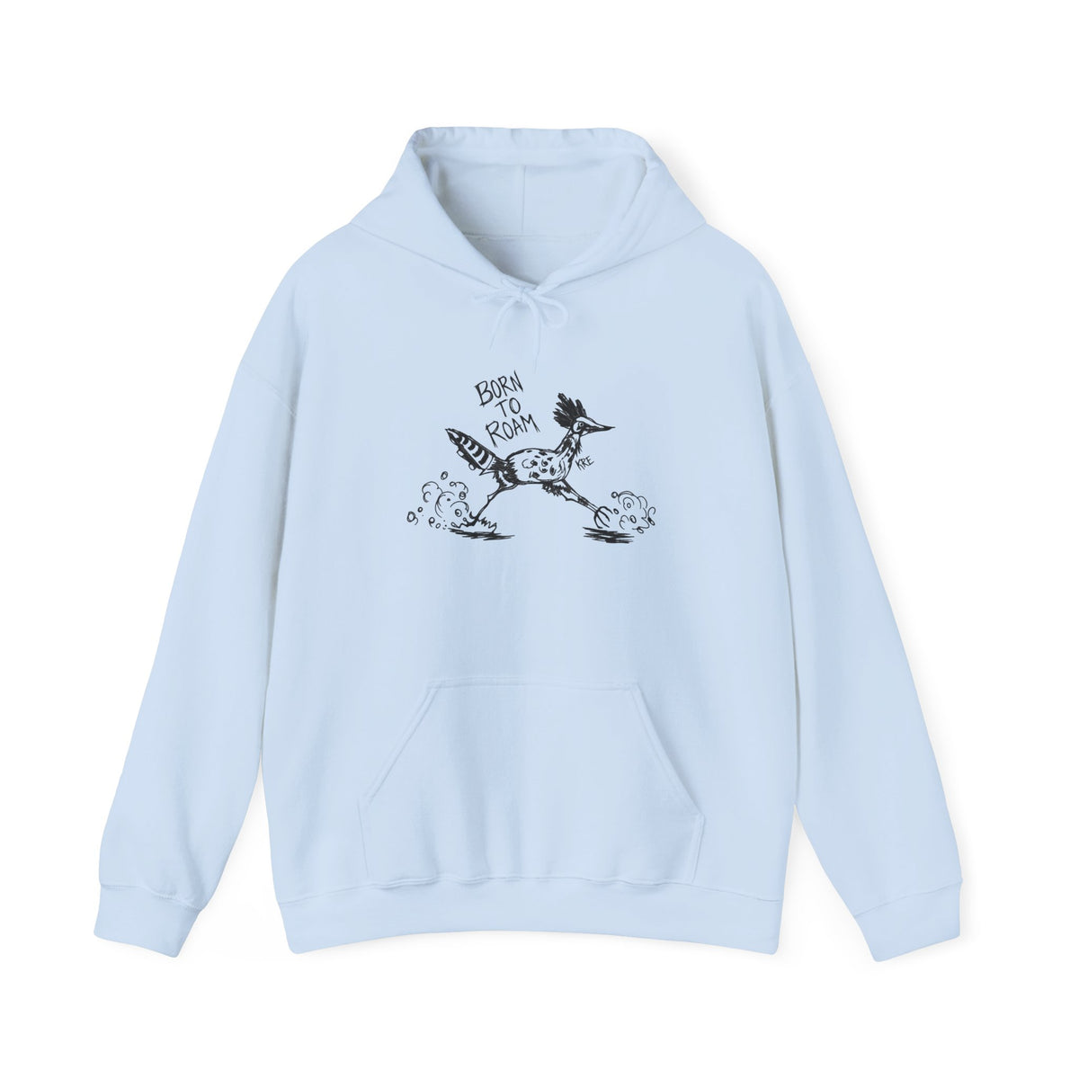 Born to roam road runner hoodie with no color
