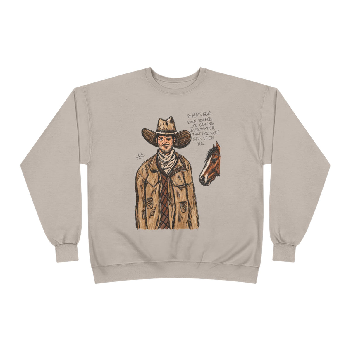 Psalms 86:15 crewneck