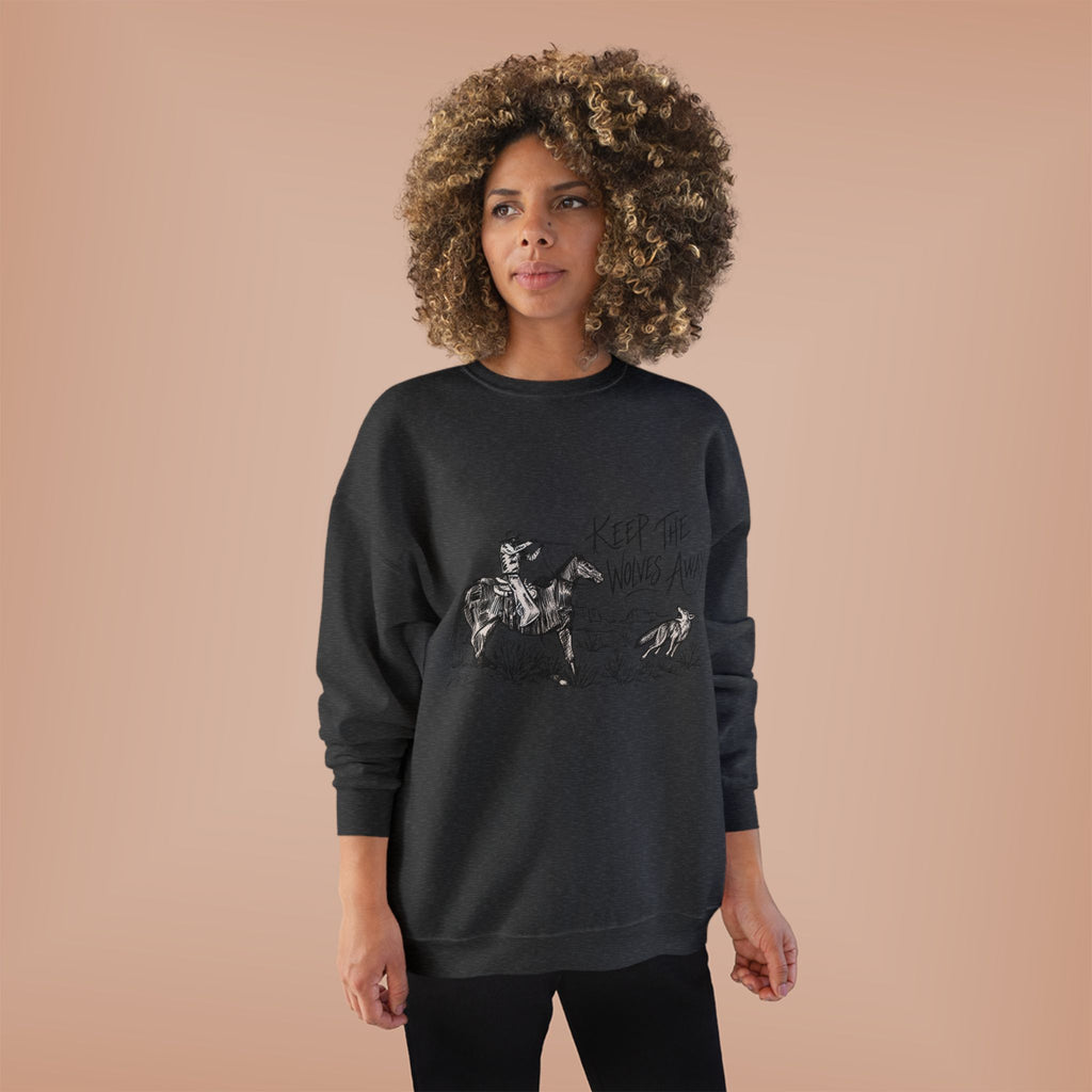 Keep the wolves away crewneck
