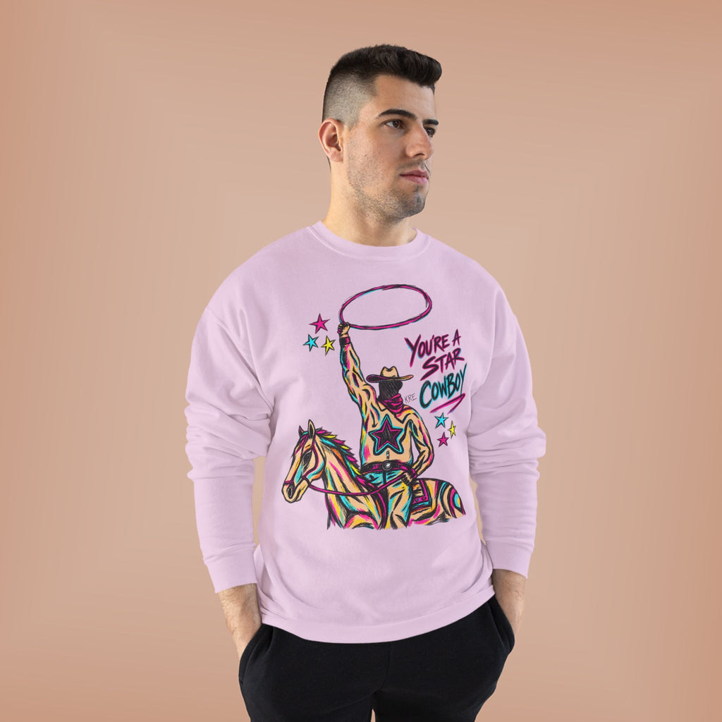 Star cowboy crewneck