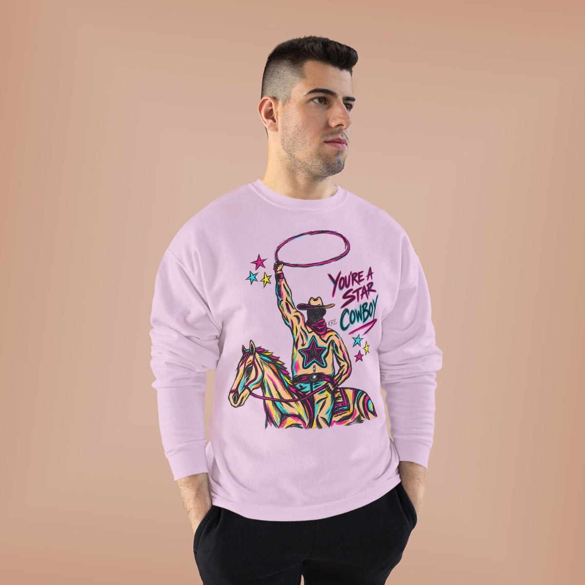 Star cowboy crewneck