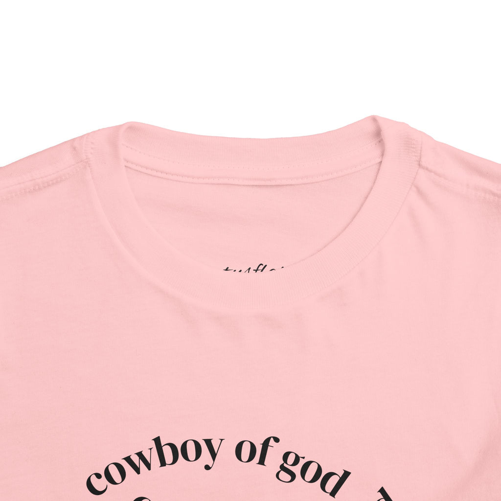Cowboy of god Toddler Short Sleeve Tee