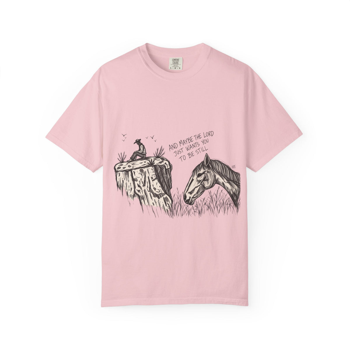 In the stillness T-shirt comfort colors