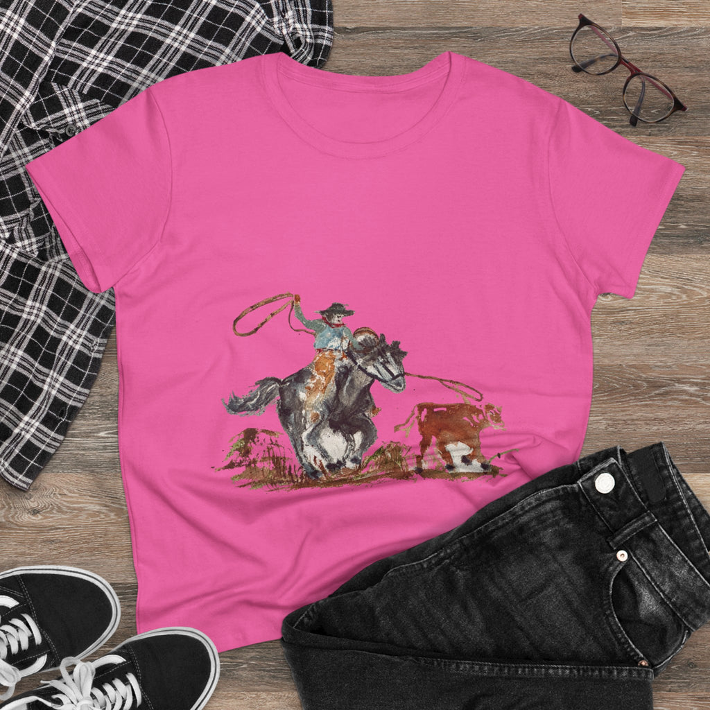 Roper cotton tee watercolor Paula Emry-burtt