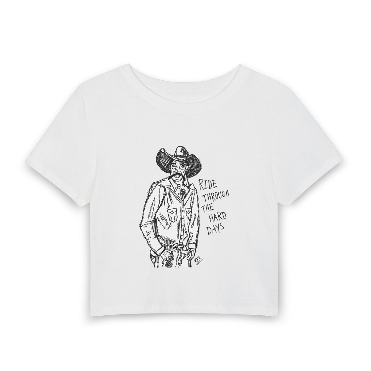 Ride through the hard days suicide prevention baby tee