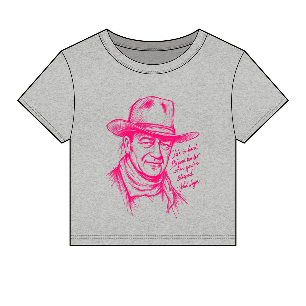John Wayne micro rib baby tee