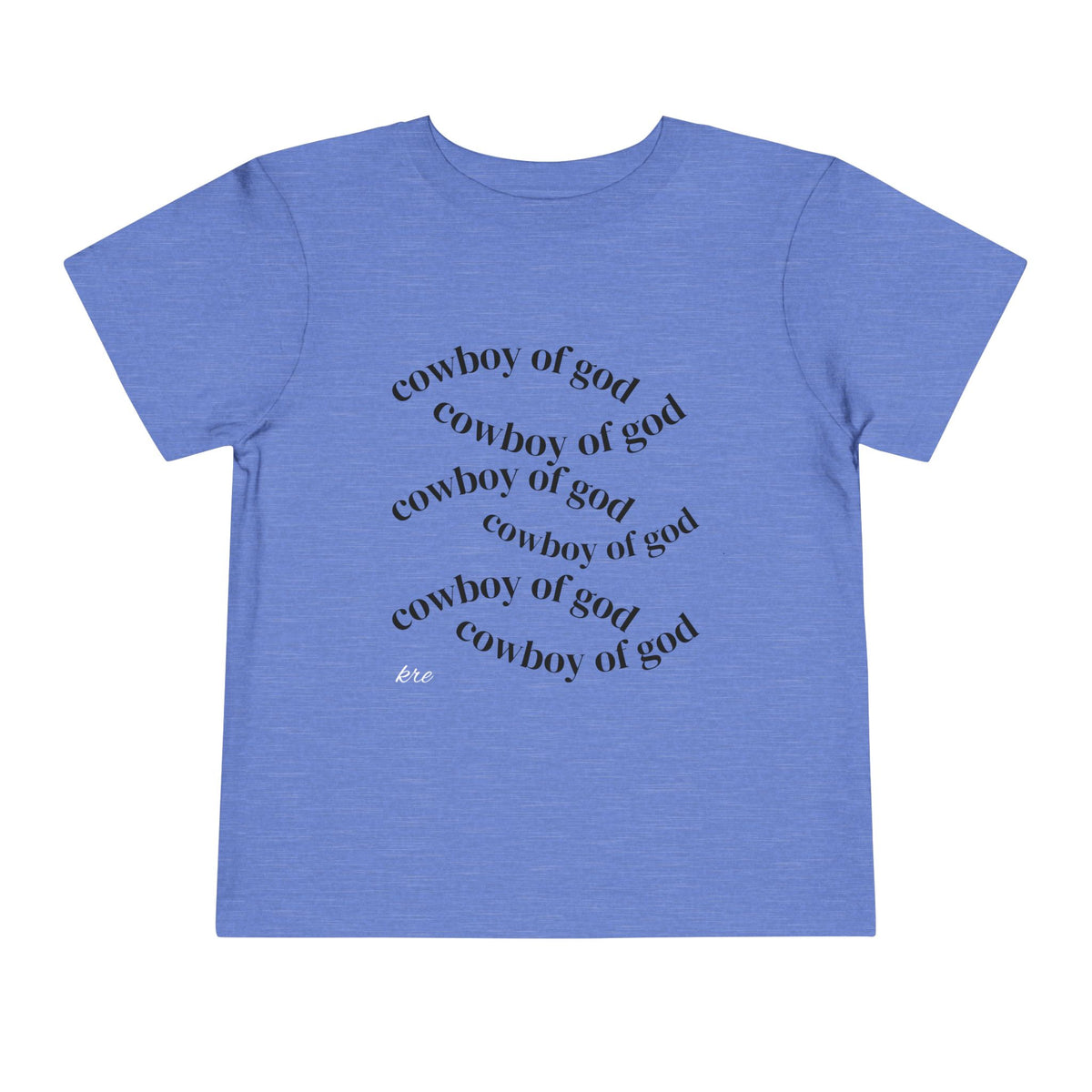 Cowboy of god Toddler Short Sleeve Tee