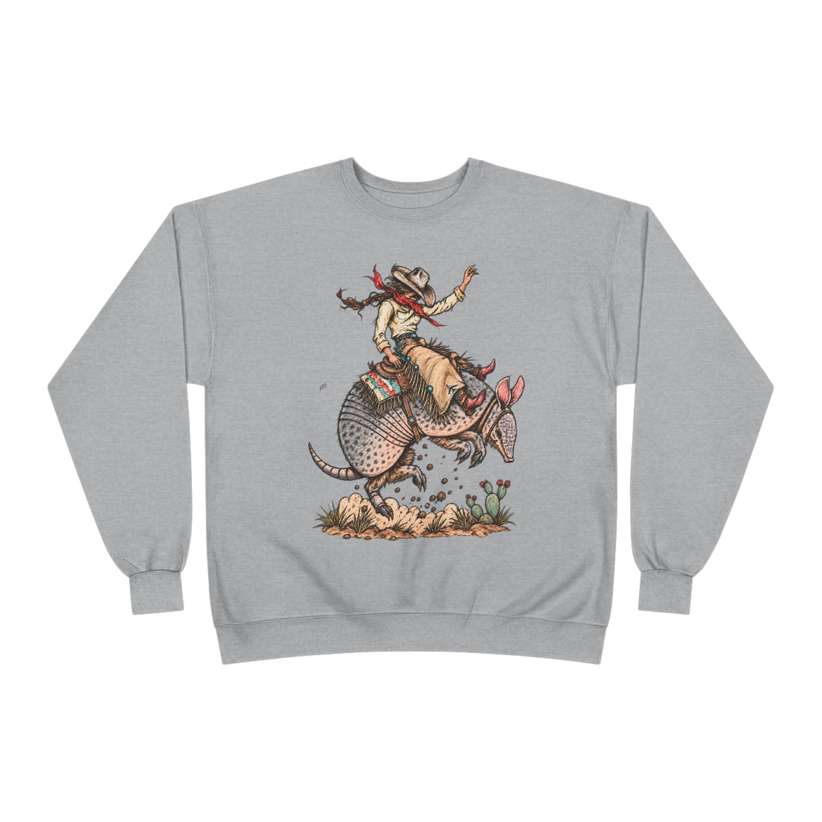 Buckin dillo crewneck