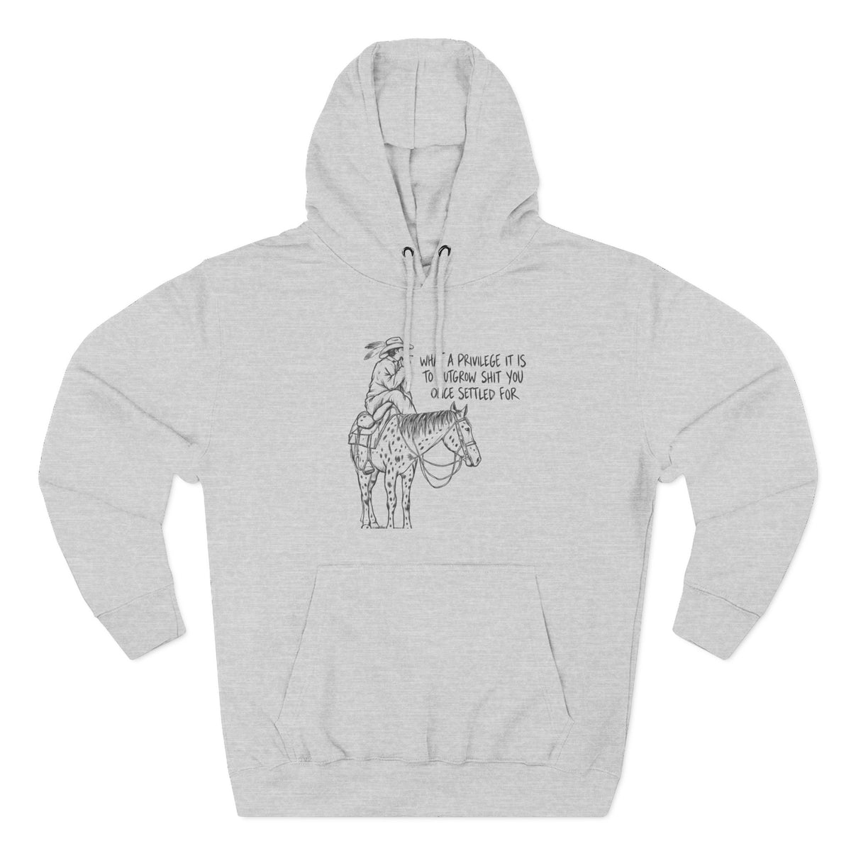What a privilege fleece hoodie