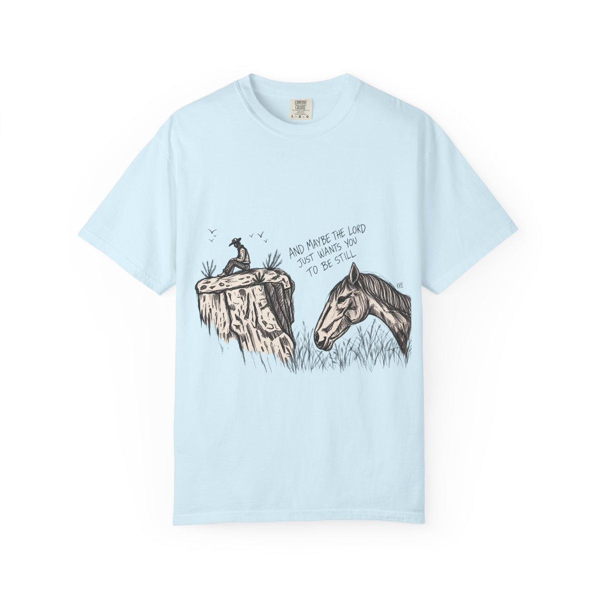 In the stillness T-shirt comfort colors