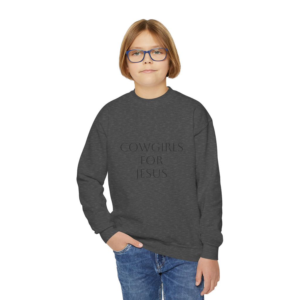 Cowgirls for Jesus Youth Crewneck Sweatshirt