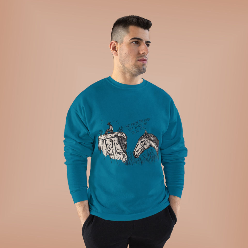 In the stillness crewneck