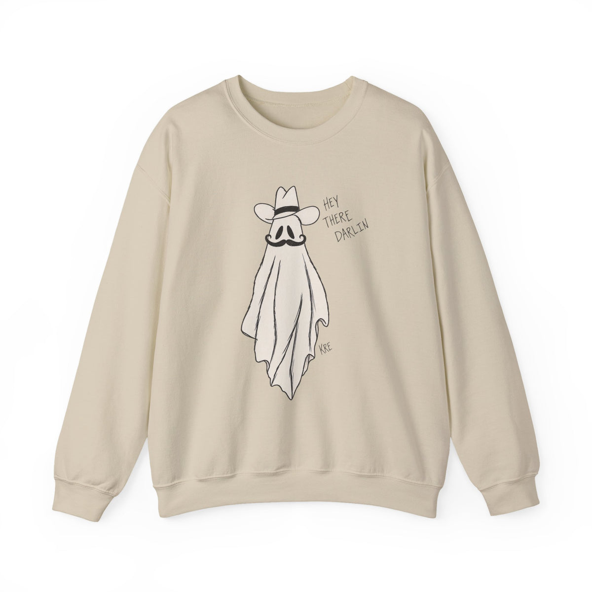 Ghosting cowboy Crewneck Sweatshirt 
Fall drop