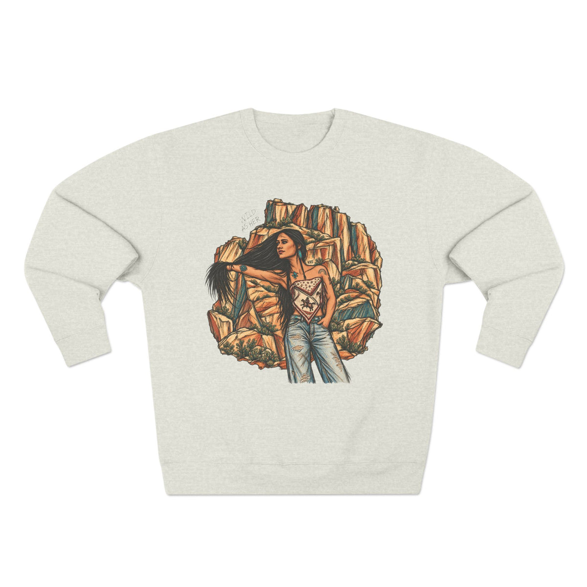Wild as the badlands crewneck