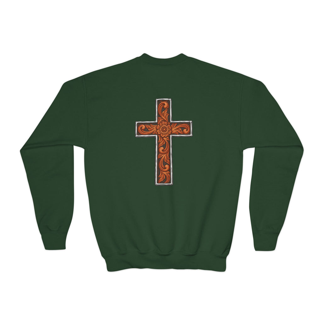 Cowgirls for Jesus Youth Crewneck Sweatshirt