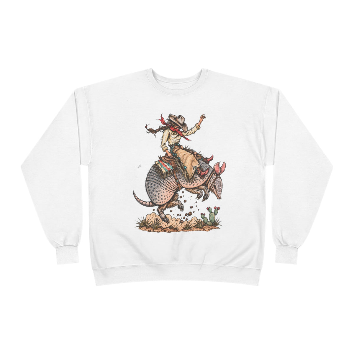 Buckin dillo crewneck