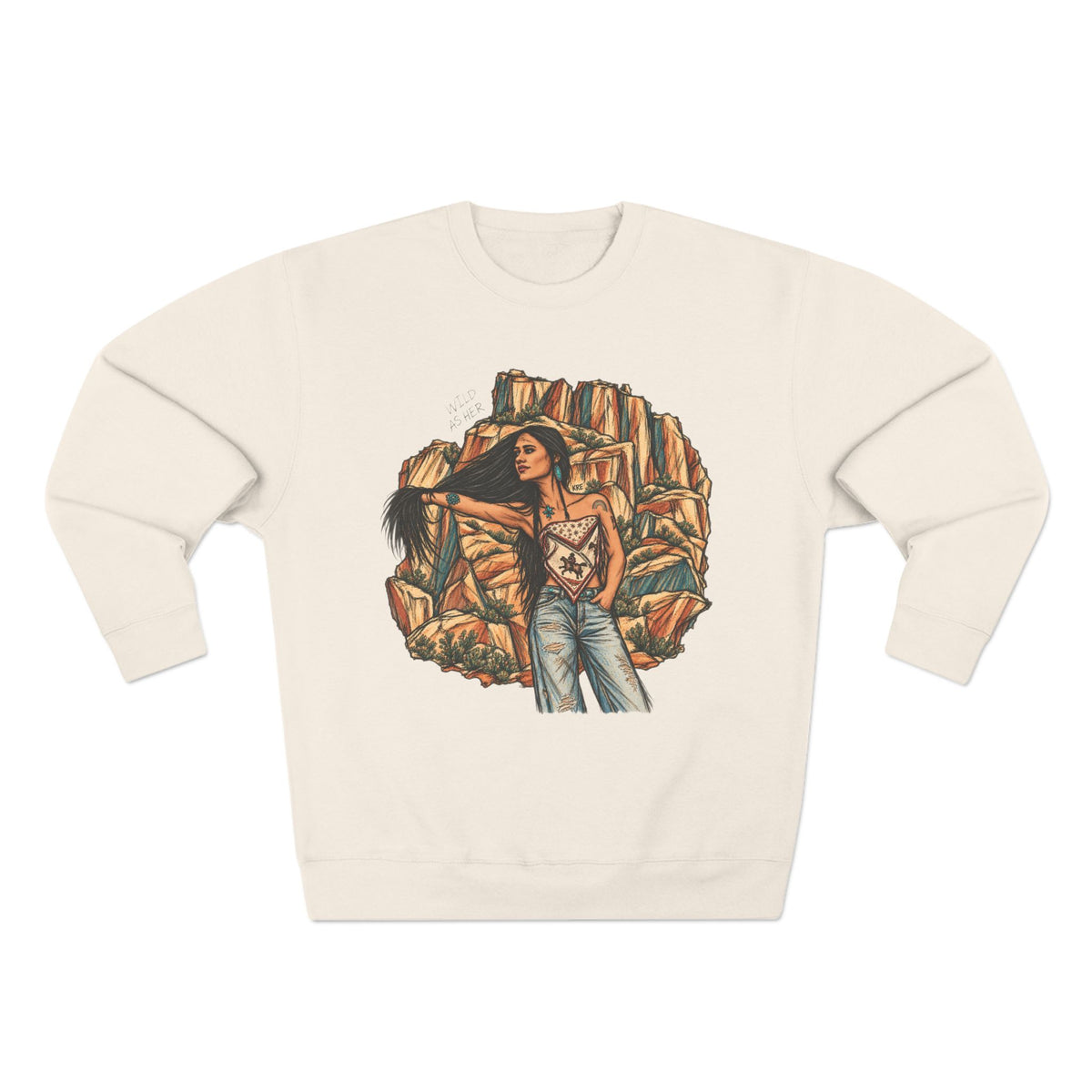Wild as the badlands crewneck