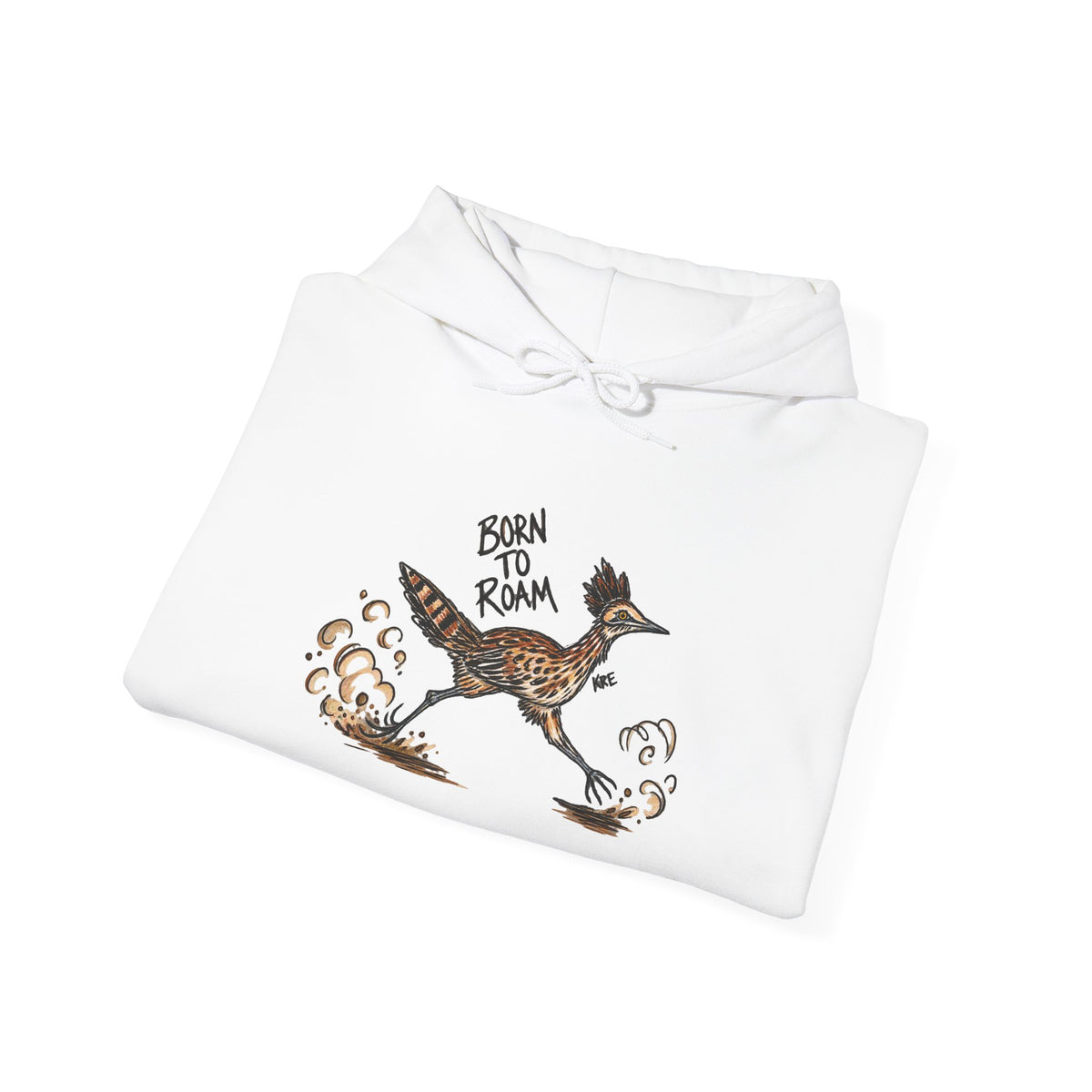 Born to roam road runner hoodie with color