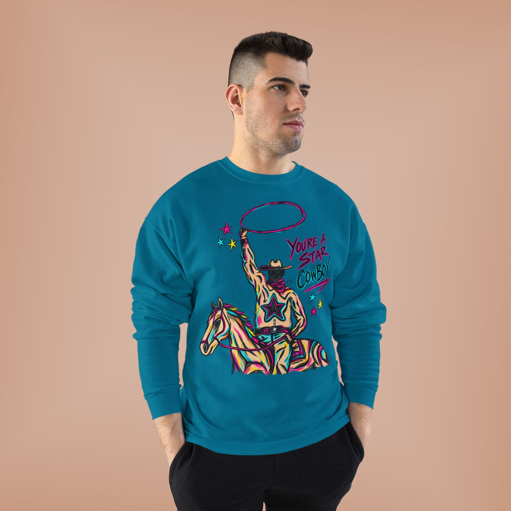 Star cowboy crewneck