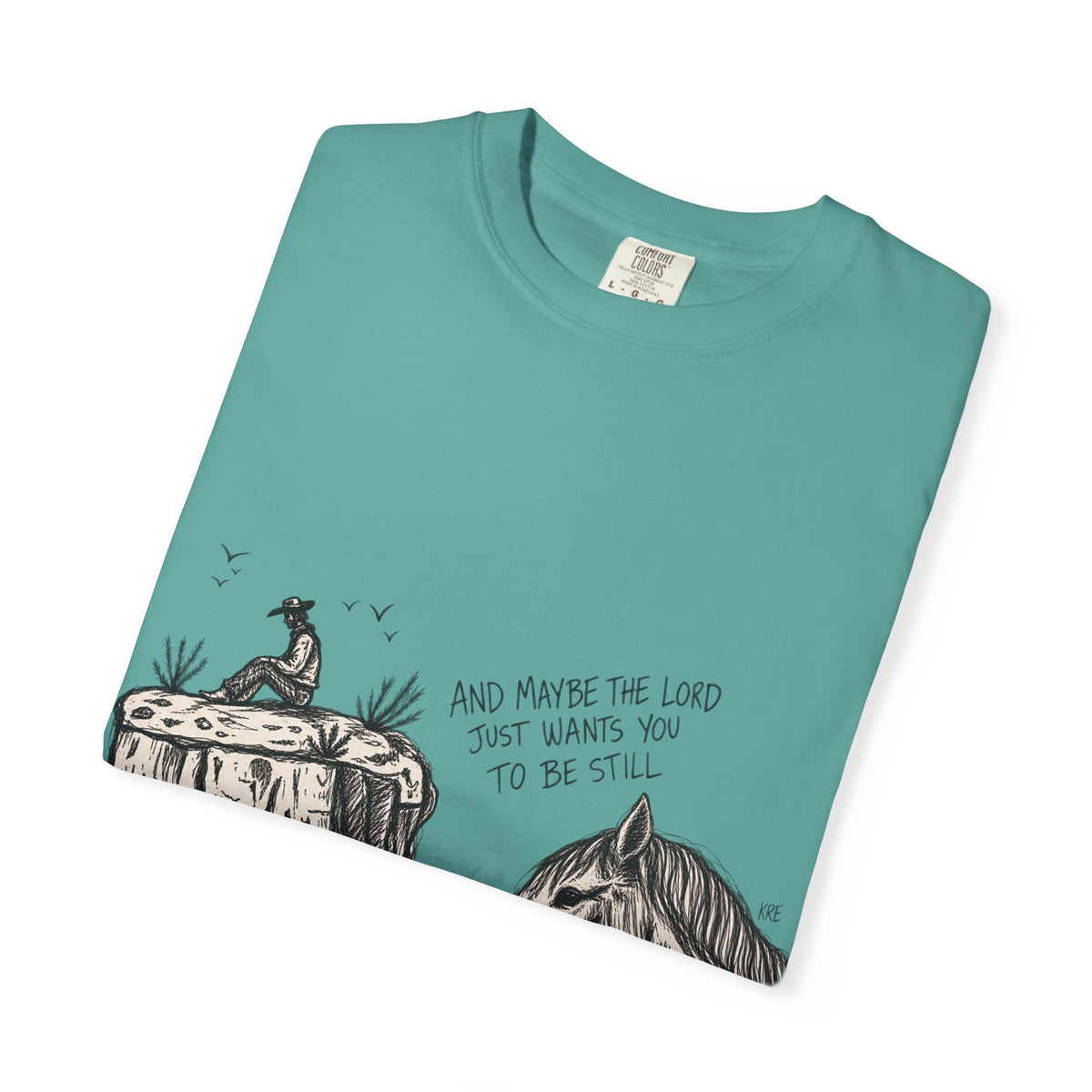 In the stillness T-shirt comfort colors