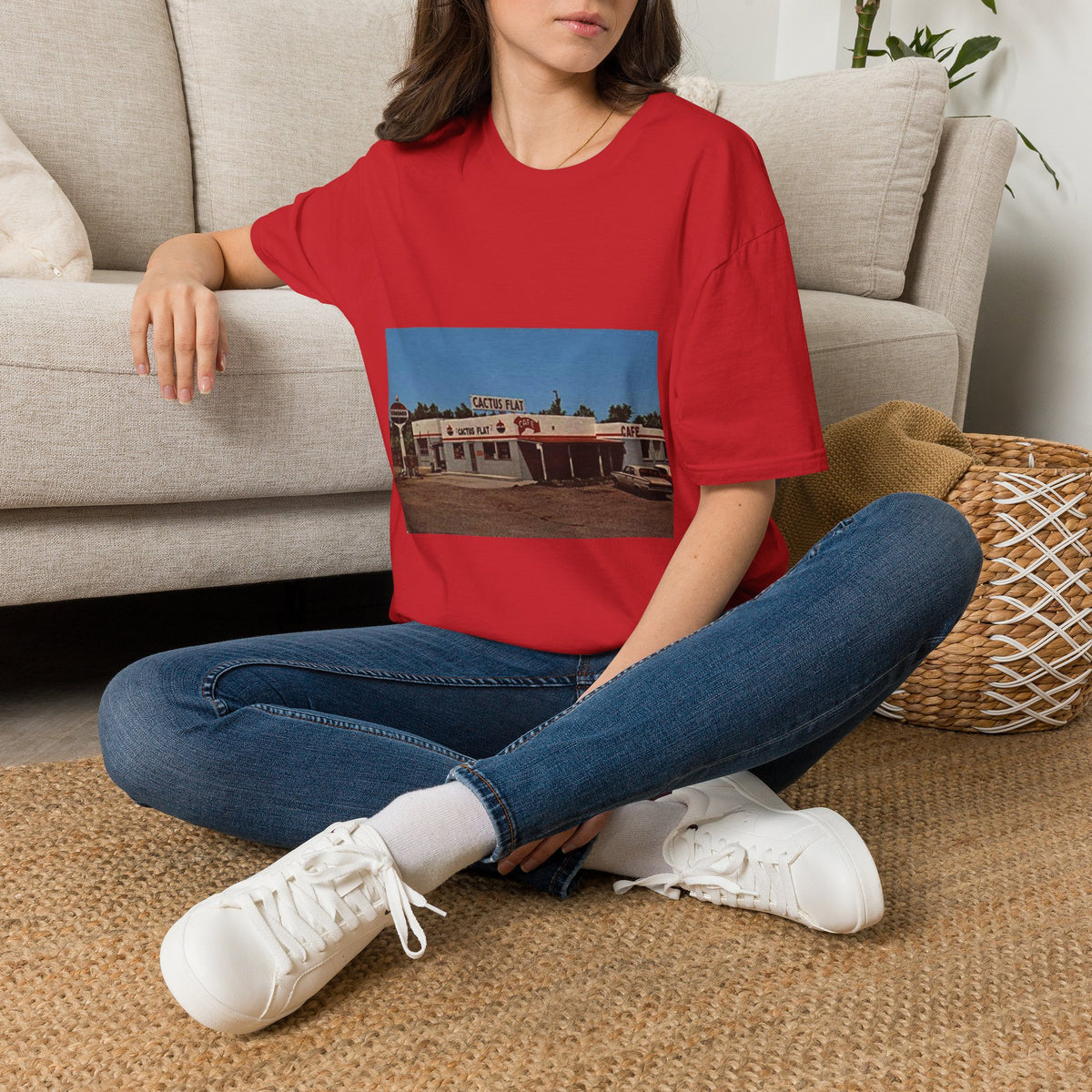 Vintage cactus flat  T-Shirt