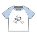 Born to Roam raglan baby tee