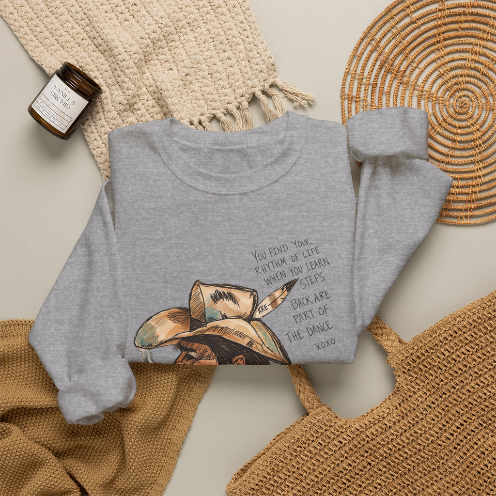 A cowboys word sweatshirt