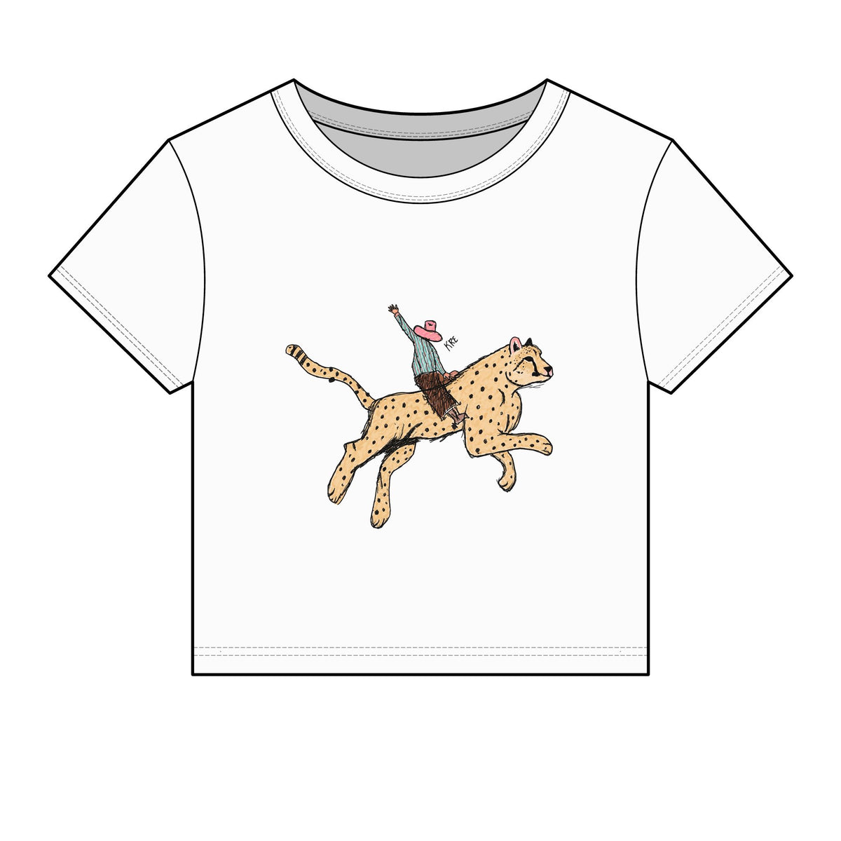 Wild ride baby tee