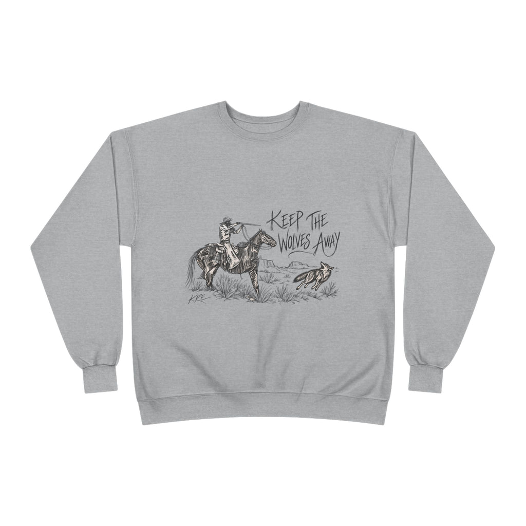 Keep the wolves away crewneck