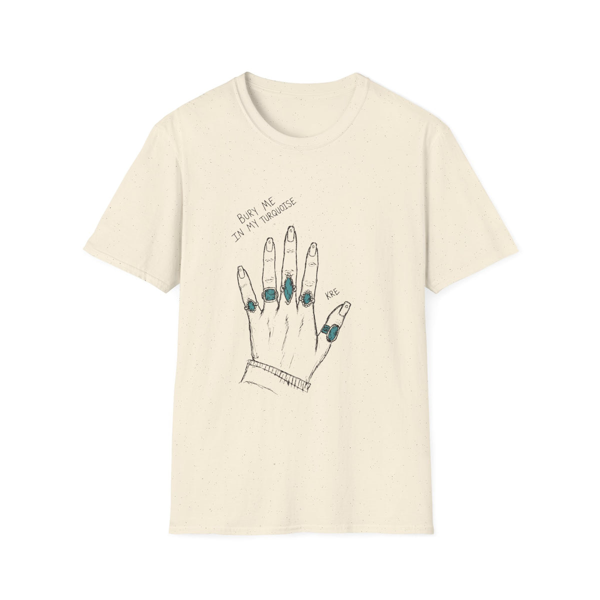 Bury me in my turquoise T-shirt