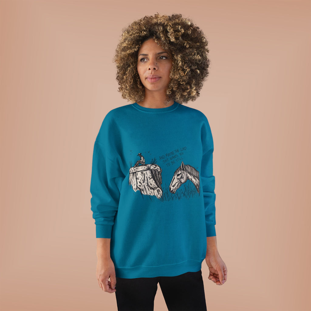 In the stillness crewneck
