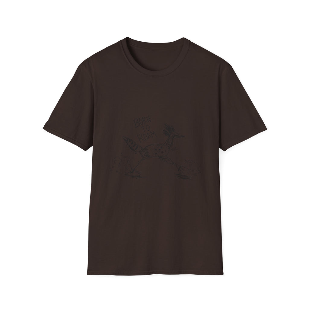 Born to roam roadrunner T-shirt with no color