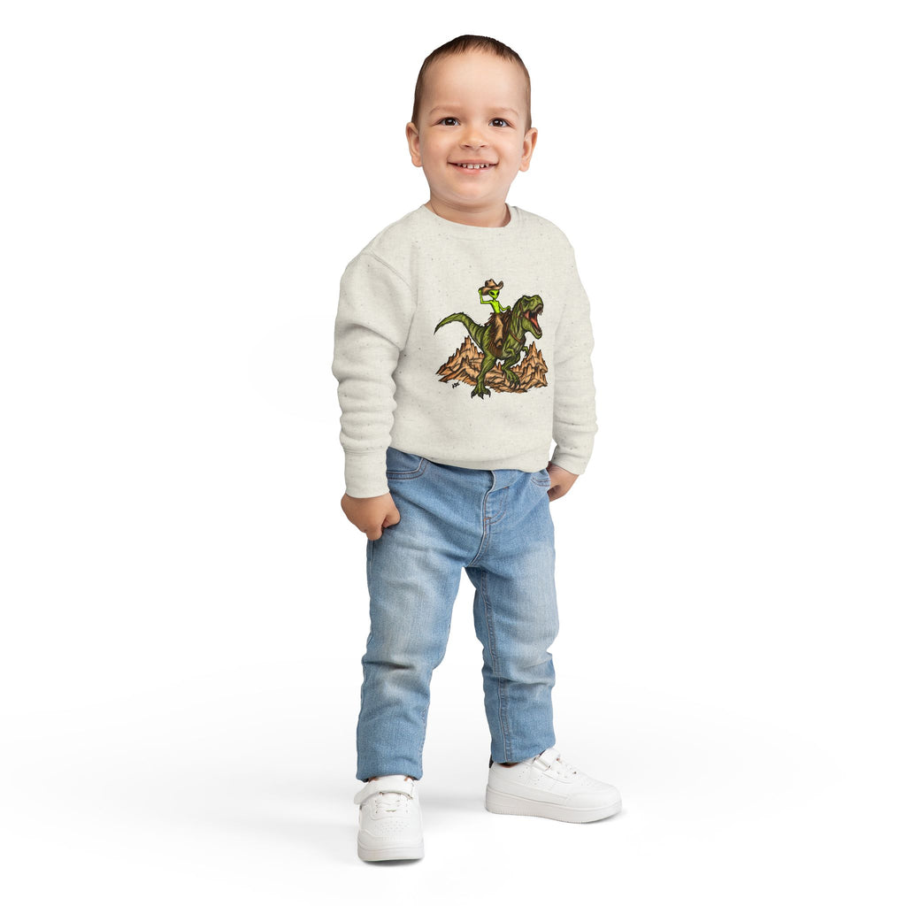 Alien outlaw toddler crewneck