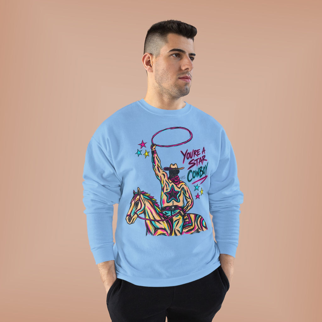 Star cowboy crewneck