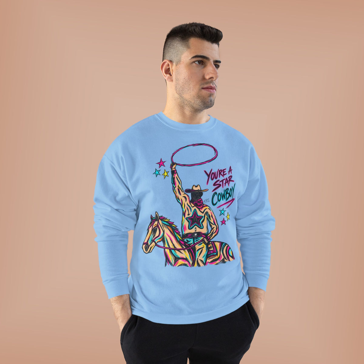 Star cowboy crewneck
