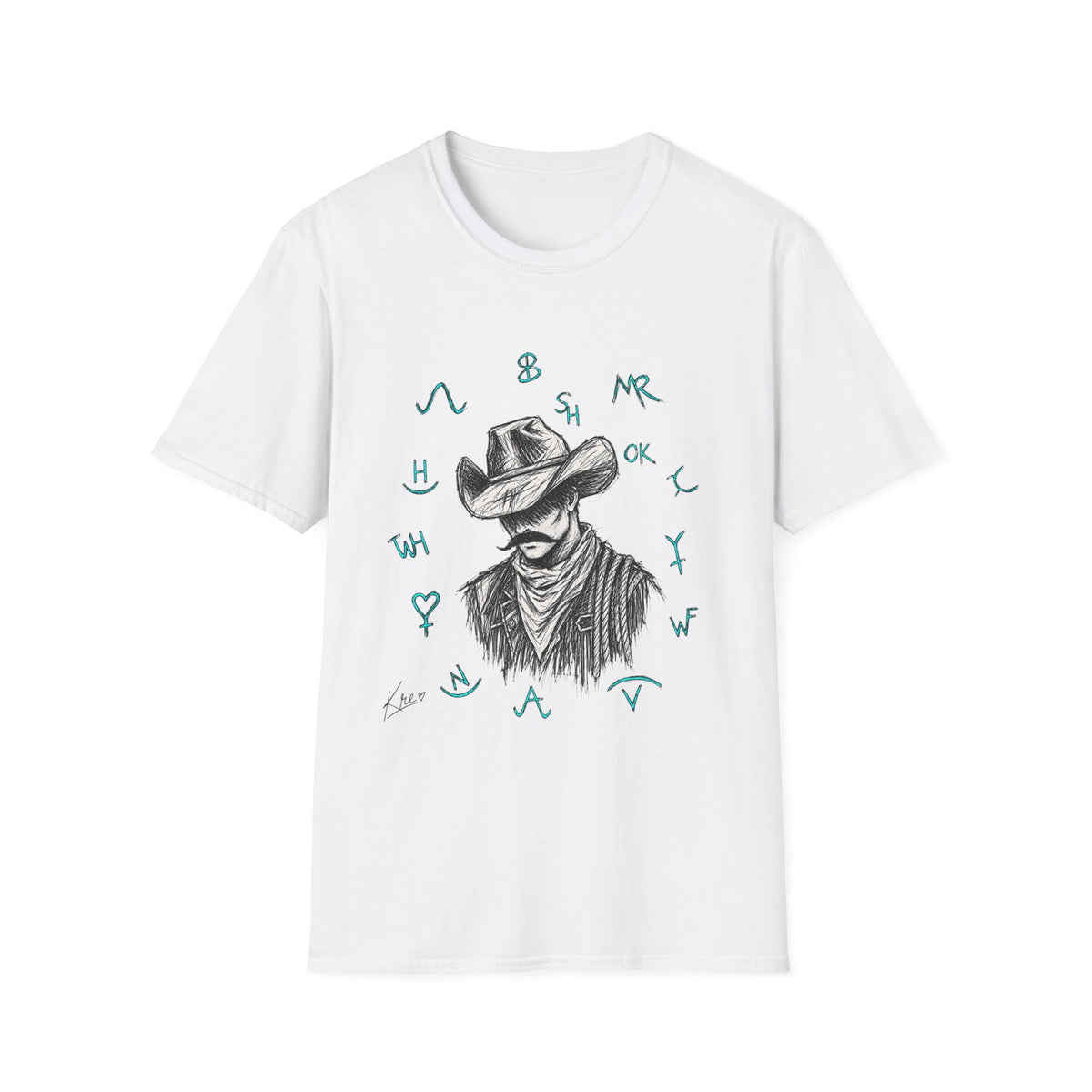 Branded cowboy T-shirt
