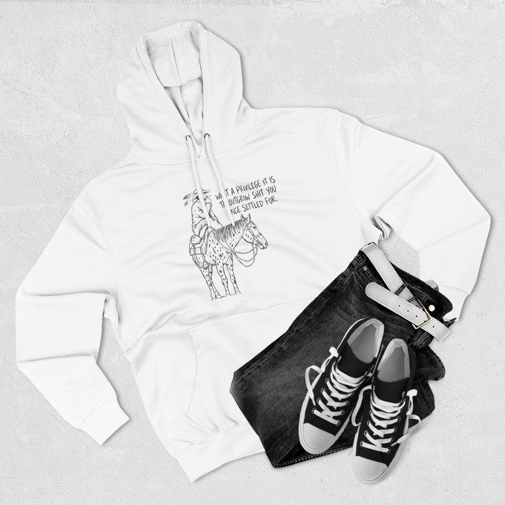 What a privilege fleece hoodie
