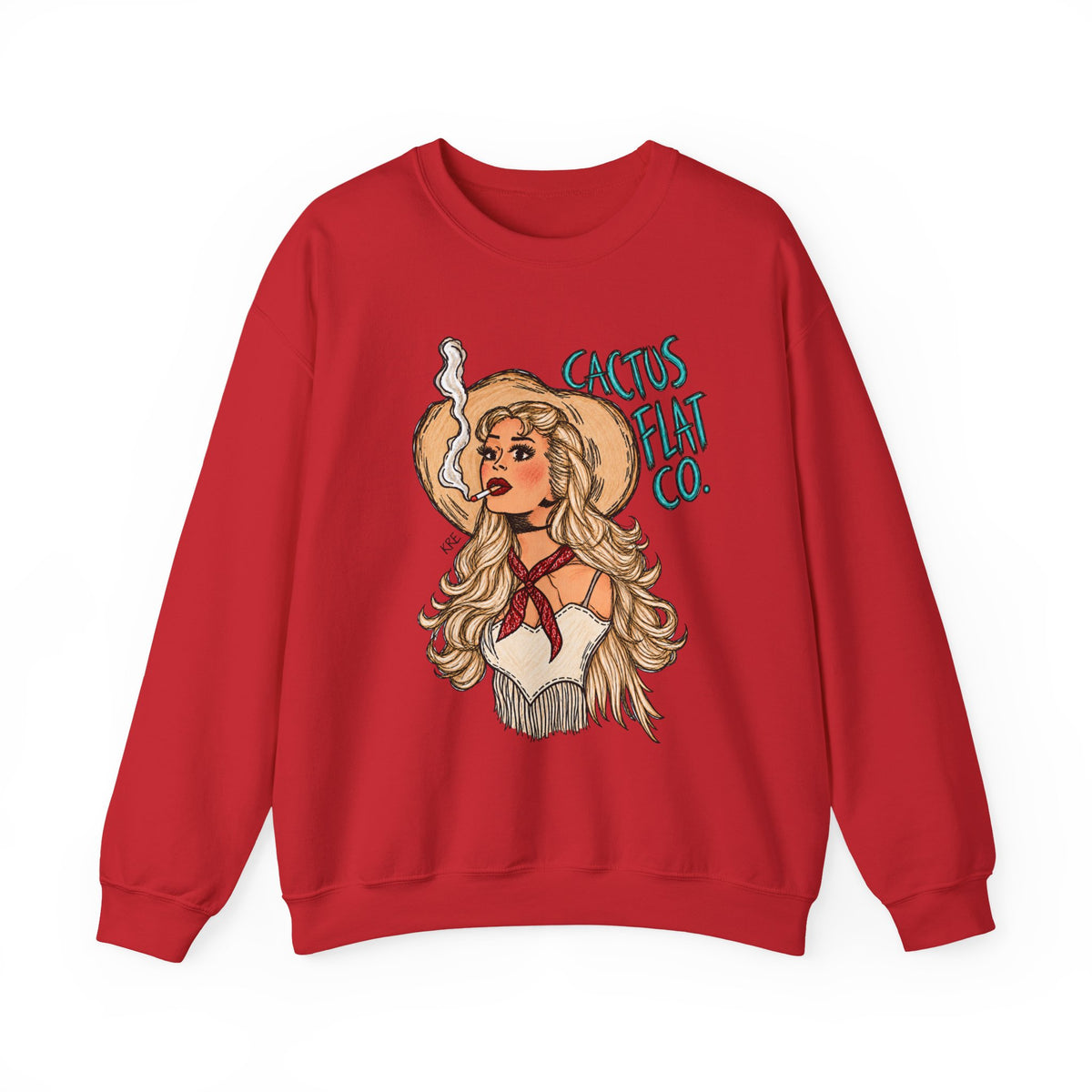 Cactus Flat Lady- Crewneck