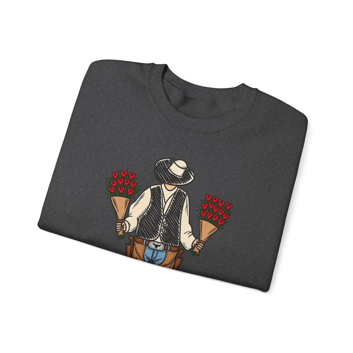 a cowboys love Crewneck Sweatshirt