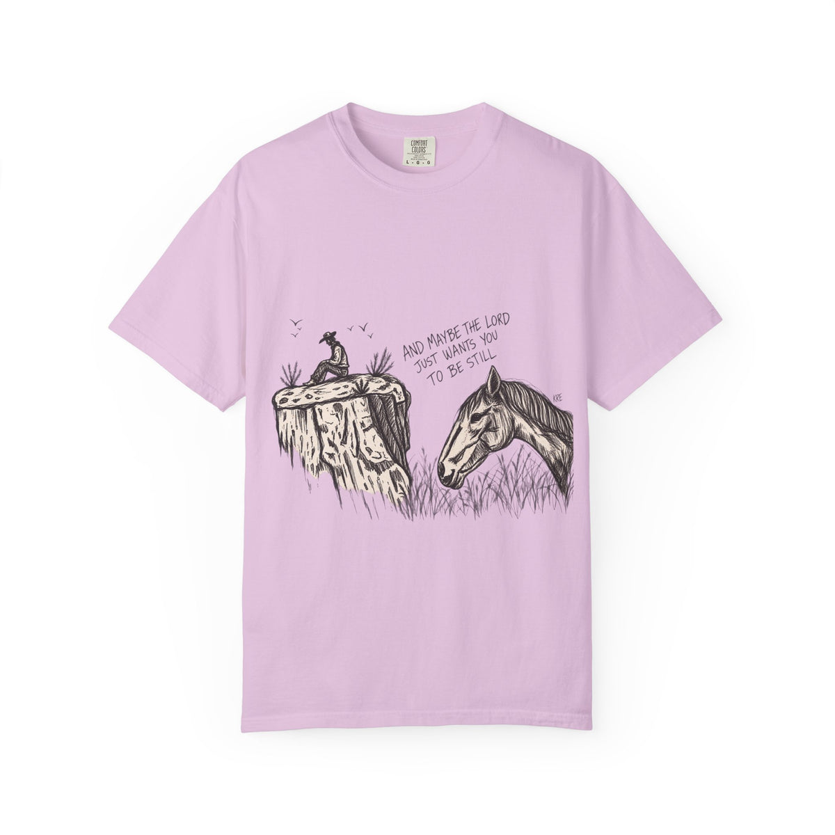 In the stillness T-shirt comfort colors
