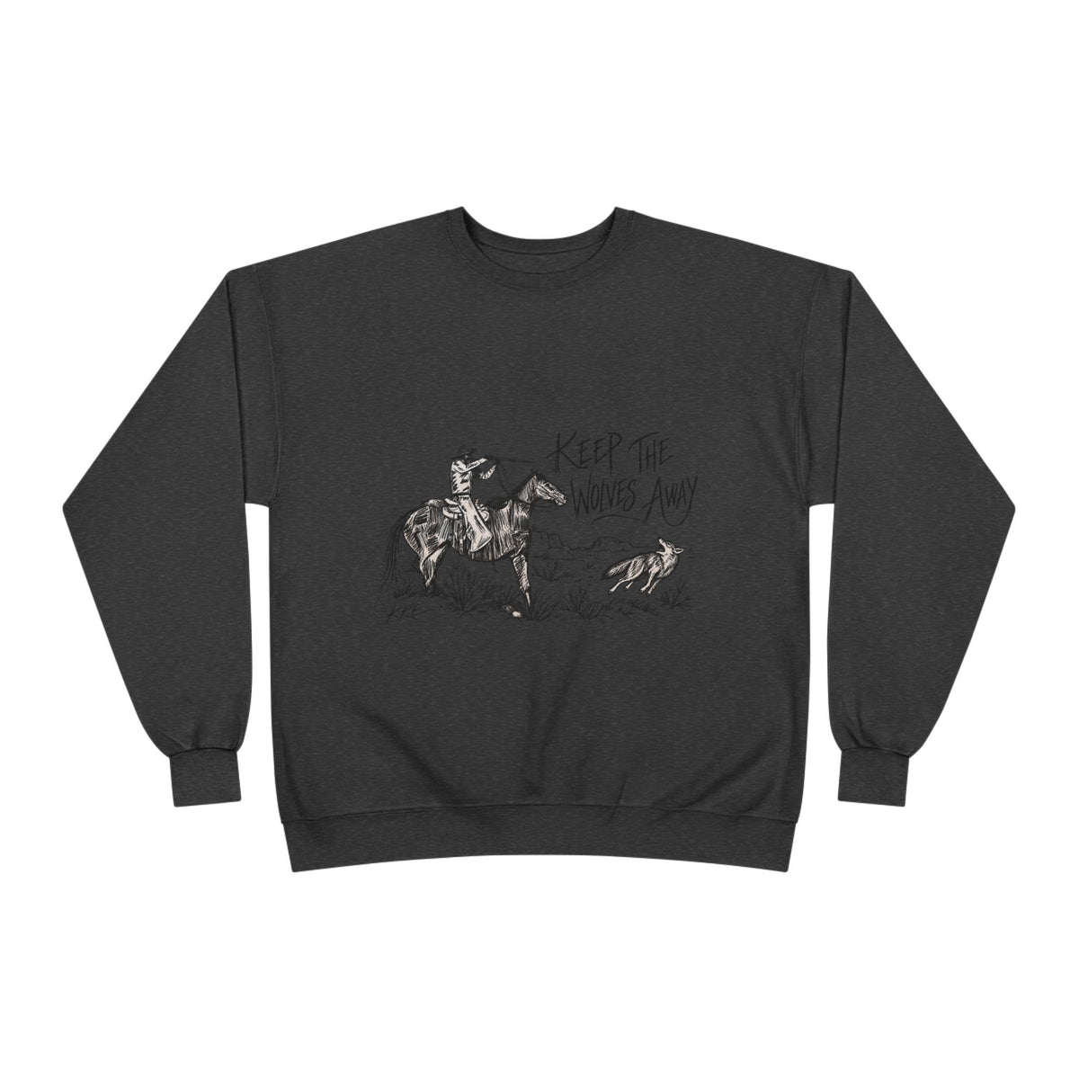 Keep the wolves away crewneck