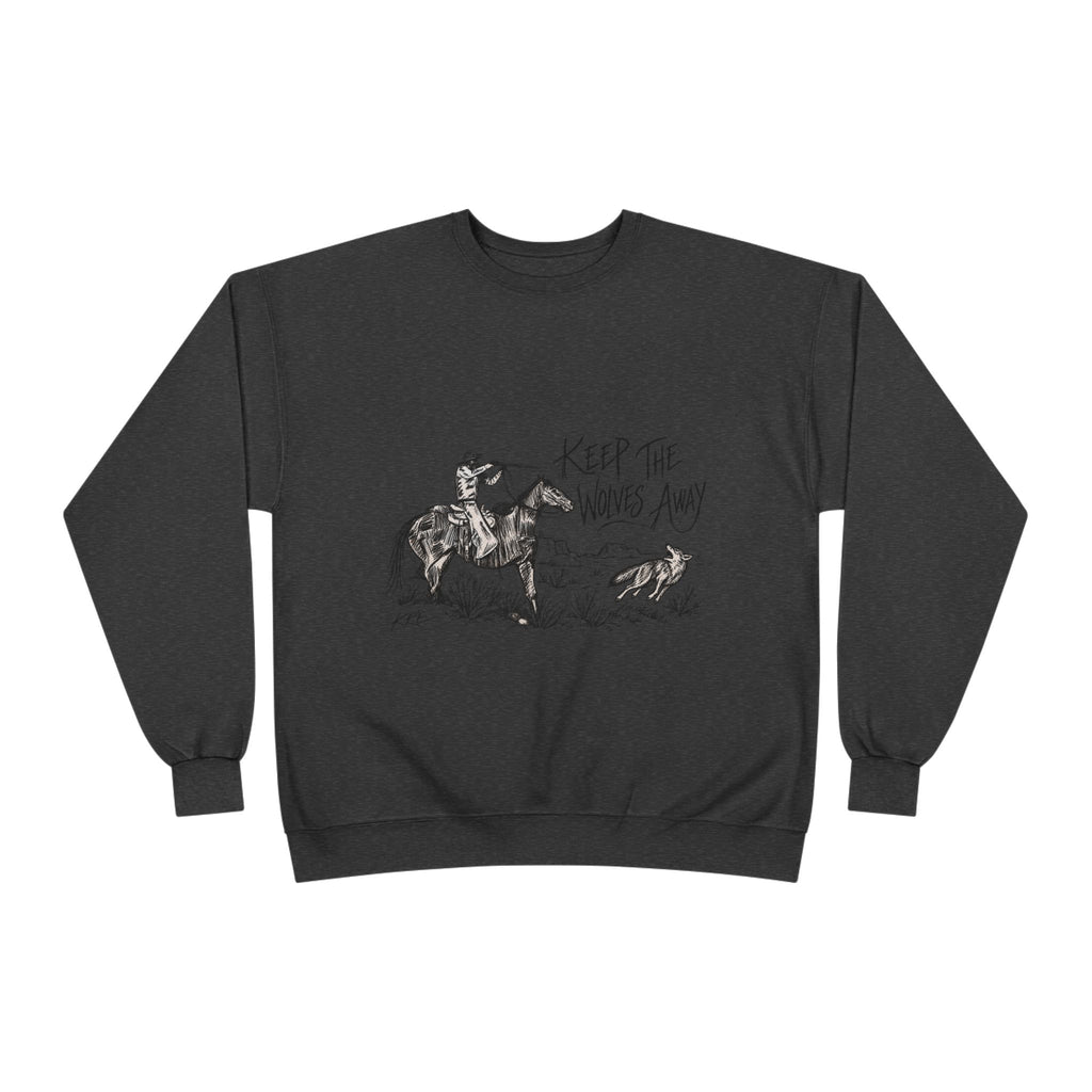 Keep the wolves away crewneck