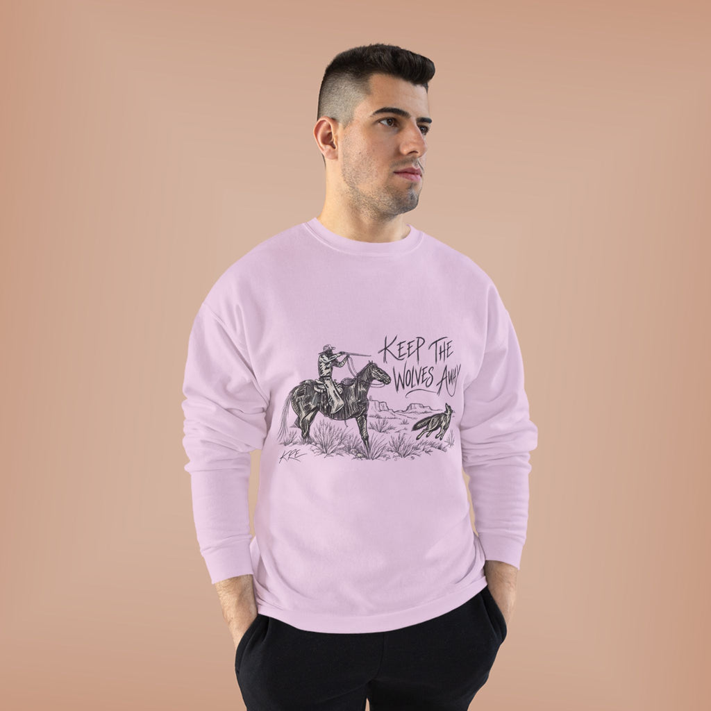 Keep the wolves away crewneck