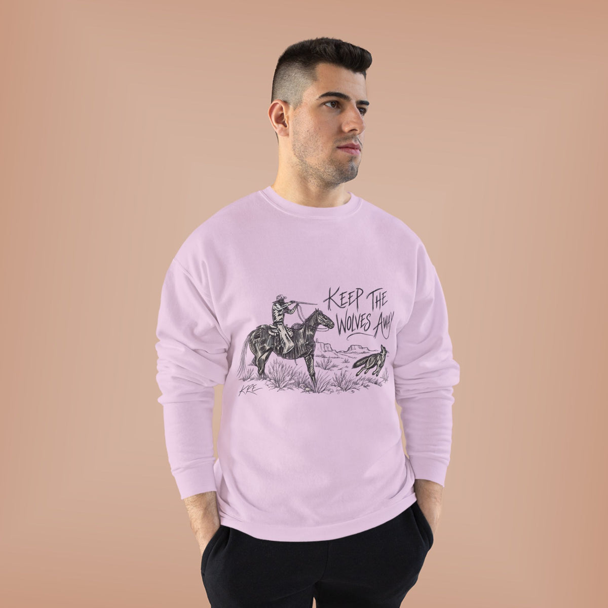 Keep the wolves away crewneck