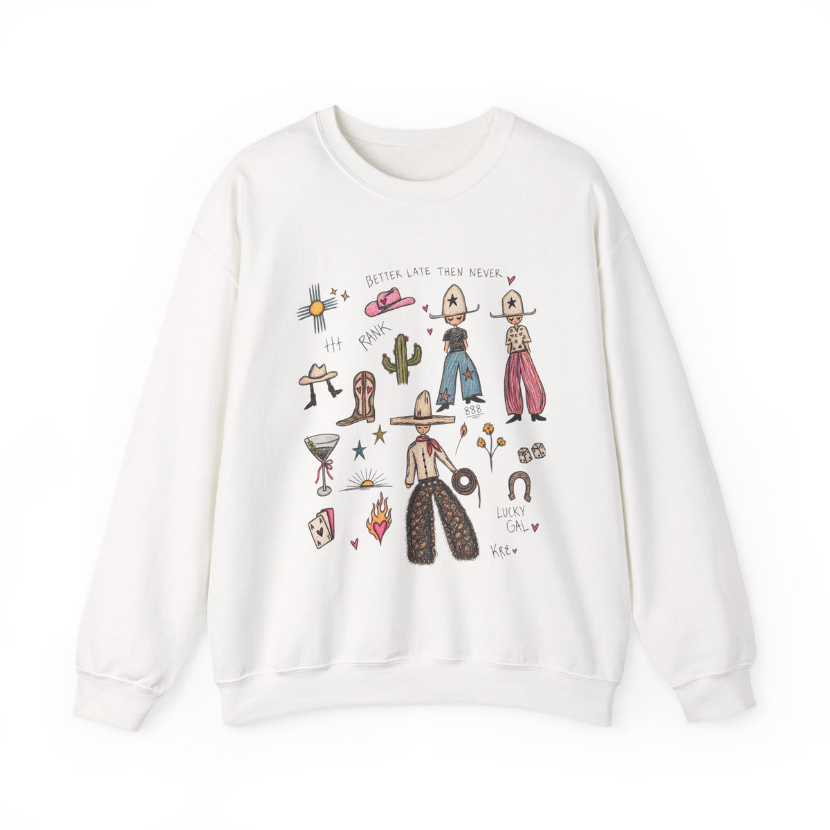 Lucky gal crewneck Sweatshirt