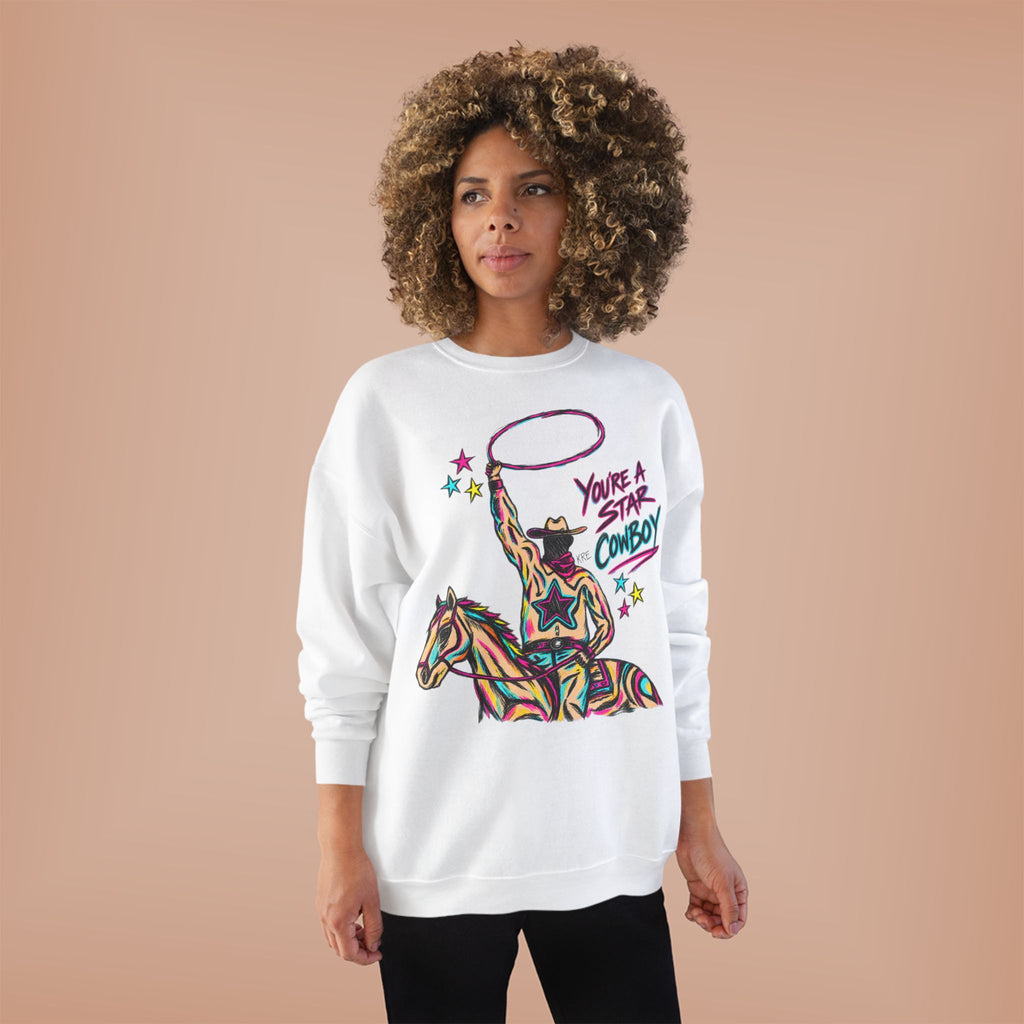 Star cowboy crewneck