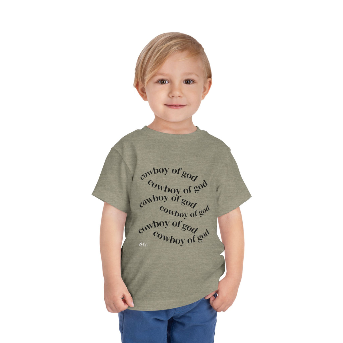 Cowboy of god Toddler Short Sleeve Tee