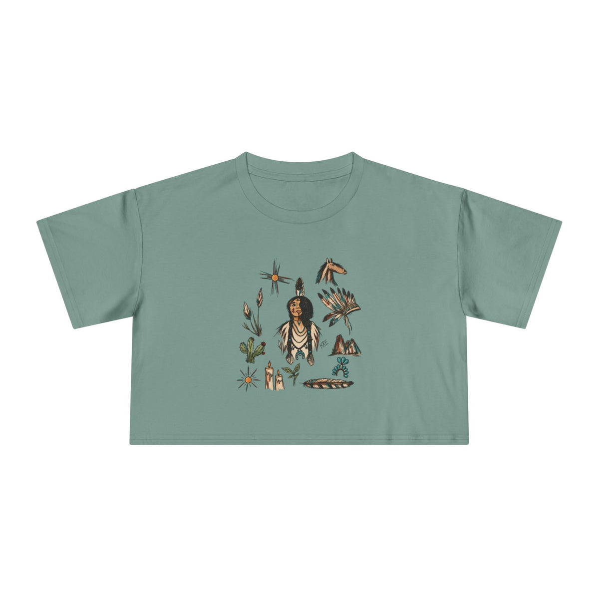 Prairie spirit crop top