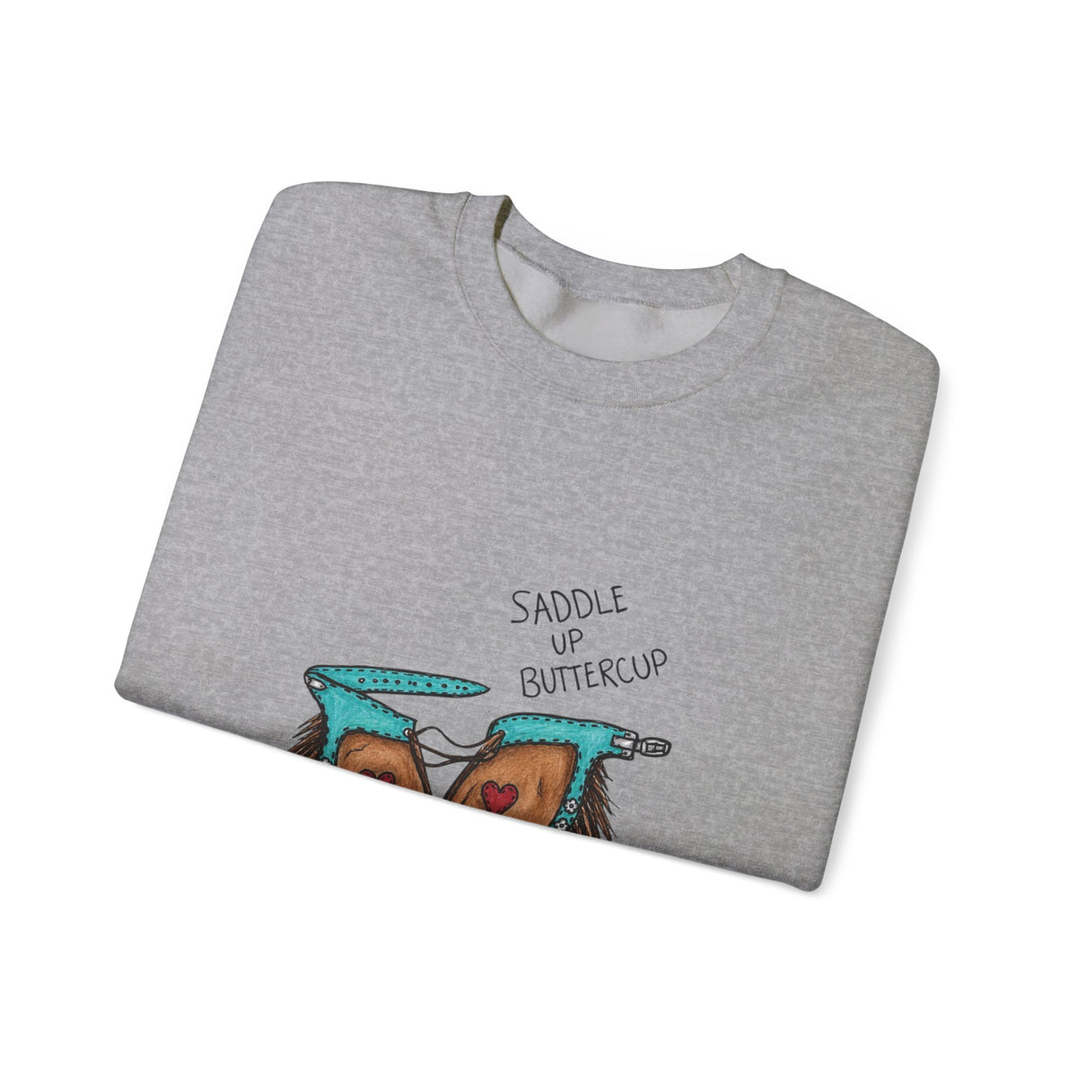 Saddle up buttercup crewneck
